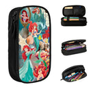 Axyaa Little Mermaid Pencil Case - Big Capacity Pen Holder Bag for School Supplies