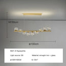 Axyaa Glass Ball LED Chandelier for Home Decor