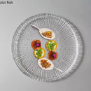 Axya Clear Glass Dinner Plate Set of 4