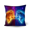 Axyaa Animal Print Cushion Cover - Stylish Polyester Throw Pillow for Home Decor