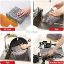 Axyaa Waffle Weave Kitchen Towels - 4PCS Microfiber Cleaning Tools