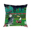 Axyaa Square Landscape Pillowcase for Home Decor - Set of 2