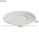 Axya Ceramic Pasta Steak Plate Set