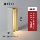 Axyaa Concrete Stone Table Lamp Touch Dimming LED Desk Light, Industrial Warm White Gray
