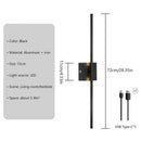 Axyaa LED Makeup Wall Lamp Black Gold Remote Control Indoor Lights