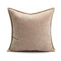 Christmas Chenille Plush Tufted Heart Tree Sugar Beige Cushion Cover for Home Decoration