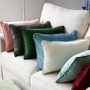Axyaa Nordic Velvet Piping Pillowcase Set by Axyaa