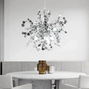 Modern LED Stainless Steel Pendant Light for Home Decor, Bedroom, Dining Room by Axyaa