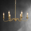 Axyaa Modern Golden Candle Chandelier for Home Decoration