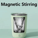 Axyaa Self-Stirring Stainless Steel Mug with Thermal Insulation and USB Rechargeability