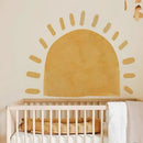 Boho Sun Fabric Wallpaper Stickers for Kids Room by Axyaa