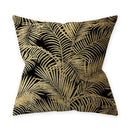 Axyaa Golden Black Pattern Decorative Cushion Cover 45*45CM for Home Sofa Car