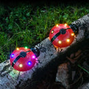 Solar Ladybug Hanging Light for Front Porch & Backyard Decor by Axyaa