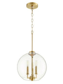 Axyaa Glass Ball Chandelier: Modern Nordic Cafe & Restaurant Lighting