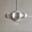 Axyaa Japanese Style Silk Lantern Pendant Lamp in Dark Bronze for Home and Restaurant Lighting.