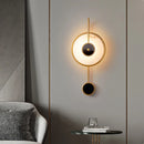 Axyaa LED Marble Wall Lamp TV Background Bedroom Staircase Pure Copper Wall Fixture