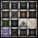 Axyaa Dark World Tree Print Pillow Cover - Home Decor Essential
