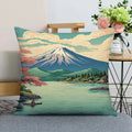 Axyaa Japanese Fujiyama Wave Pillow Covers for Sofa Bedroom Car