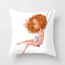 Axyaa Lovely Cartoon Pattern Cushion Cover 45*45cm
