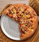 Axya Nonstick Pizza Baking Pan Tray - Black Metal Pizza Screen for Perfect Pizza