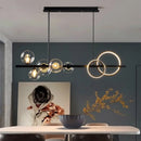 Axyaa Glass Ball LED Pendant Light for Kitchen Dining Table - Retro Design