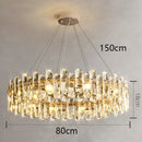 Axyaa Nordic Dining Room Pendant Ceiling Chandelier - Indoor Hanging Light for Living Space