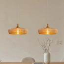 Axyaa Wood LED Pendant Lights: Modern Chandeliers for Home Decor, Kitchen, Dining, Restaurant