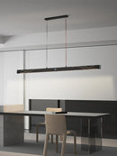 Axyaa Modern Black LED Chandelier for Dining Room and Kitchen