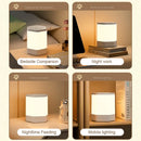 Axyaa LED Night Light: USB Charge, Human Touch Control, Ideal for Bedroom Bedside Table.