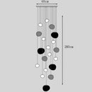 Axyaa Nordic Style Home Decoration Lighting: Living Room & Dining Chandeliers, Staircase Lamps