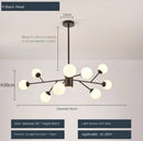 Axyaa Nordic Molecular Chandelier for Stylish Dining Room and Living Space