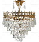 Axyaa Romantic Crystal Chandelier, Elegant Light Luxury for Living Room & Dining Room