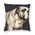 Axyaa Cute English Bulldog Floor Pillowcase for Home Decor