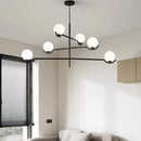 Axyaa Modern Glass Ball LED Ceiling Chandelier for Home Lighting