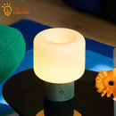Axyaa Cream Wind LED Table Lamp Touch USB Charging Modern Atmosphere Bedside Lighting