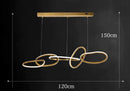 Axyaa Modern LED Pendant Chandelier for Living Room and Dining Room