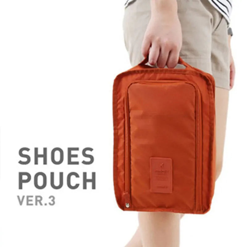 Axyaa Small Folding Shoe Bag - Portable Travel Storage, Waterproof, Multifunctional