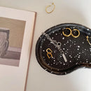 Axyaa Irregular Resin Storage Tray Tea Cake Jewelry Coffee Table Tray