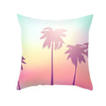 Axyaa Summer Beach Vacation Blue Pillow Case - Seaside Hotel Sofa Decoration