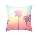 Axyaa Summer Beach Vacation Blue Pillow Case - Seaside Hotel Sofa Decoration