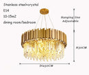 Axyaa Luxury Crystal LED Ceiling Lamp Modern Chandelier for Home Decoration