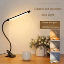 Axyaa LED Clamp Desk Lamp: Dimmable, 3 Modes, 10 Brightness Levels