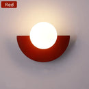 Axyaa Macaron Wall Lamp: Modern Nordic Bedroom Decor & Study Room Lighting