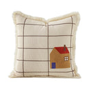 Embroidered Animal Cushion Cover 45x45cm by Axyaa - Puppy Horse Panda Bunny Zebra