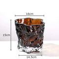 Axyaa Glass Vase Hydroponic Flower Pot Desk Decor Floral Arrangement Vase