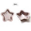 Axyaa Cartoon Cake Baking Tray Mold Set, Non-stick Mini Bread Mold