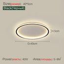 Axyaa LED Ceiling Light with Remote Control - Modern Living Room Bedroom Dining Fixture