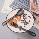 Axyaa Stainless Steel Cutlery Set - 16-Piece Hollow Handle Dinnerware Fork Knife Spoon