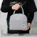 Axyaa Insulated Lunch Bag - Aluminum Foil Portable Handbag for Office Workers & Kids.