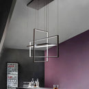 Axyaa Geometric LED Pendant Light - Modern Nordic Living Room Lighting